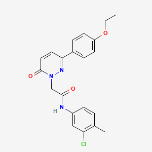 N-(3-chloro-4-methylphenyl)-2-[3-(4-ethoxyphenyl)-6-oxopyridazin-1-yl]acetamide