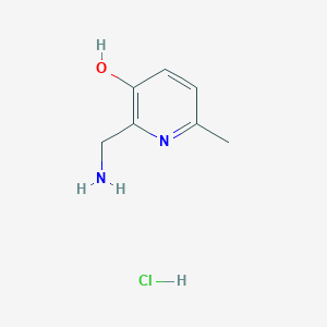 2-(Aminomethyl)-6-methylpyridin-3-ol;hydrochloride