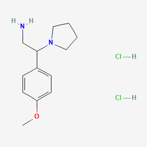 2-(4-Methoxyphenyl)-2-pyrrolidinylethylamine dihydrochloride