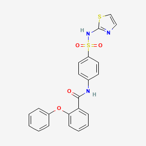 2-phenoxy-N-[4-(1,3-thiazol-2-ylsulfamoyl)phenyl]benzamide