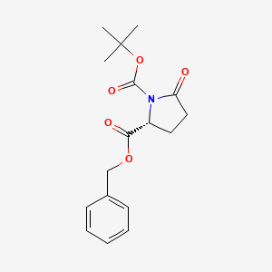 (R)-2-Benzyl 1-tert-butyl 5-oxopyrrolidine-1,2-dicarboxylate