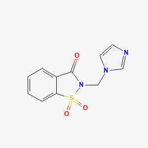2-(1H-imidazol-1-ylmethyl)-1H-1,2-benzisothiazole-1,1,3(2H)-trione