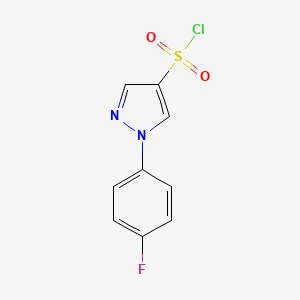 1-(4-fluorophenyl)-1H-pyrazole-4-sulphonyl chloride