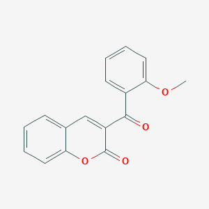 molecular formula C17H12O4 B2375672 3-(2-methoxybenzoyl)-2H-chromen-2-one CAS No. 1877310-68-3
