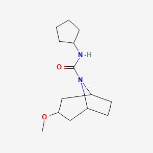 (1R,5S)-N-cyclopentyl-3-methoxy-8-azabicyclo[3.2.1]octane-8-carboxamide