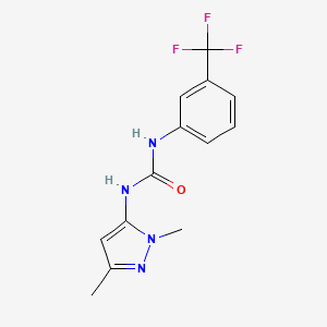 N-(1,3-dimethyl-1H-pyrazol-5-yl)-N'-[3-(trifluoromethyl)phenyl]urea