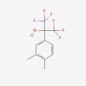 2-(3,4-Dimethylphenyl)-1,1,1,3,3,3-hexafluoropropan-2-ol