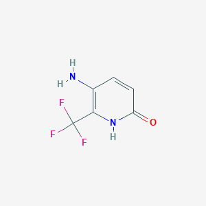 molecular formula C6H5F3N2O B2375699 5-Amino-6-(trifluoromethyl)pyridin-2-ol CAS No. 1535999-70-2
