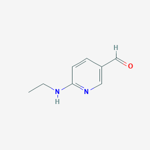 molecular formula C8H10N2O B2375705 6-(Ethylamino)nicotinaldehyde CAS No. 1216242-54-4