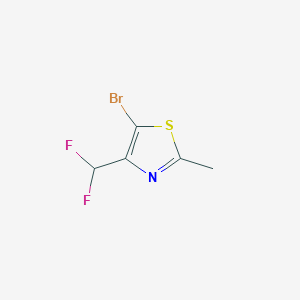 5-Bromo-4-(difluoromethyl)-2-methyl-1,3-thiazole