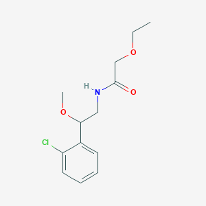 molecular formula C13H18ClNO3 B2375722 N-[2-(2-chlorophenyl)-2-methoxyethyl]-2-ethoxyacetamide CAS No. 1798515-55-5