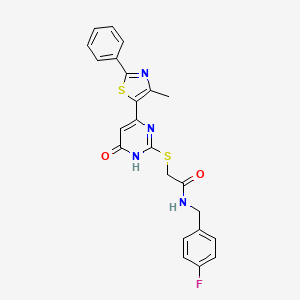 N-(4-methylbenzyl)-5-[3-(4-methylphenyl)-1,2,4-oxadiazol-5-yl]pyridin-2-amine