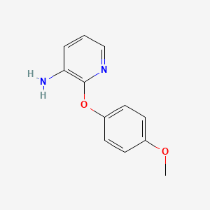 2-(4-Methoxyphenoxy)pyridin-3-amine