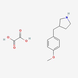 3-(4-Methoxybenzyl)pyrrolidine oxalate