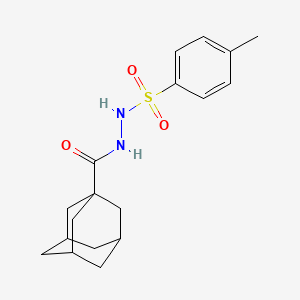 molecular formula C18H24N2O3S B2375783 N'-(4-methylphenyl)sulfonyladamantane-1-carbohydrazide CAS No. 17774-98-0