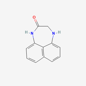 molecular formula C12H10N2O B2375799 10,13-Diazatricyclo[7.4.1.0,5,14]tetradeca-1(14),2,4,6,8-pentaen-11-one CAS No. 198069-22-6