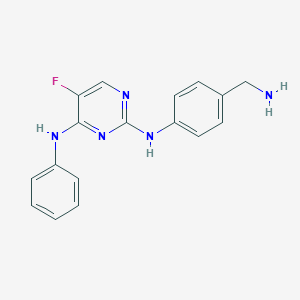molecular formula C17H16FN5 B023758 CZC-8004 CAS No. 916603-07-1