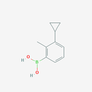 molecular formula C10H13BO2 B2375808 3-Cyclopropyl-2-methylphenylboronic acid CAS No. 2225175-51-7