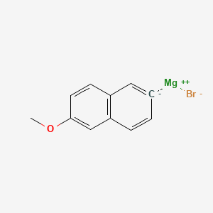 molecular formula C11H9BrMgO B2375809 6-Methoxy-2-naphthylmagnesium bromide CAS No. 38046-82-1