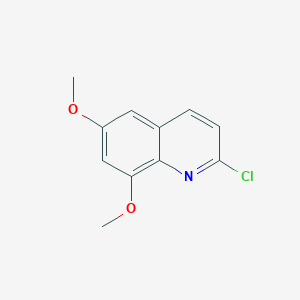 molecular formula C11H10ClNO2 B2375824 2-Chloro-6,8-dimethoxyquinoline CAS No. 1339143-31-5