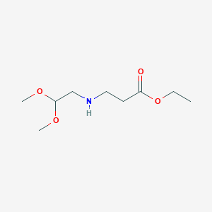 Ethyl 3-[(2,2-dimethoxyethyl)amino]propanoate
