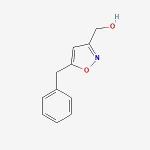 molecular formula C11H11NO2 B2375877 (5-Benzyl-1,2-oxazol-3-yl)methanol CAS No. 1823339-64-5