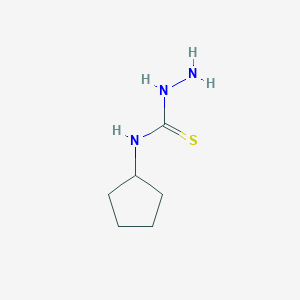 molecular formula C6H13N3S B2375896 3-Amino-1-cyclopentylthiourea CAS No. 122813-74-5
