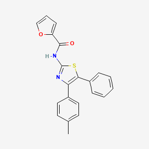 N-[4-(4-methylphenyl)-5-phenyl-1,3-thiazol-2-yl]furan-2-carboxamide