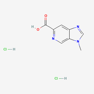 molecular formula C8H9Cl2N3O2 B2375919 3-Methylimidazo[4,5-c]pyridine-6-carboxylic acid;dihydrochloride CAS No. 2243510-46-3