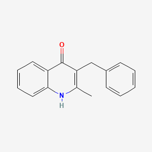 molecular formula C17H15NO B2375920 3-Benzyl-2-methylquinolin-4(1H)-one CAS No. 124443-78-3