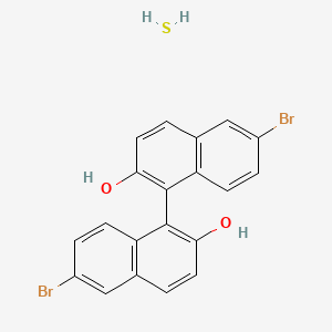 molecular formula C20H14Br2O2S B2375930 (R)-(-)-6,6'-Dibromo-1,1'-bi-2-naphthol CAS No. 80655-81-8