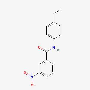 molecular formula C15H14N2O3 B2375938 N-(4-ethylphenyl)-3-nitrobenzamide CAS No. 313268-04-1