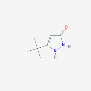 molecular formula C7H12N2O B2375965 3-tert-butyl-1H-pyrazol-5-ol CAS No. 66699-90-9