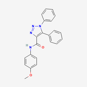 N-(4-methoxyphenyl)-1,5-diphenyl-1H-1,2,3-triazole-4-carboxamide