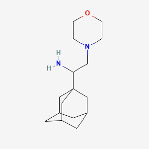 molecular formula C16H28N2O B2375993 1-(Adamantan-1-YL)-2-(morpholin-4-YL)ethan-1-amine CAS No. 953908-68-4