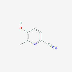 molecular formula C7H6N2O B2376035 5-hydroxy-6-methylpyridine-2-carbonitrile CAS No. 1211589-52-4