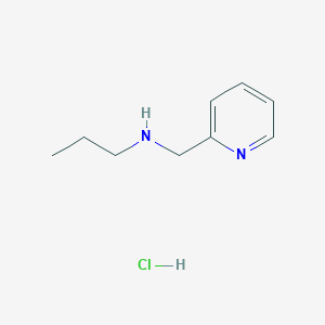 molecular formula C9H15ClN2 B2376211 propyl[(pyridin-2-yl)methyl]amine hydrochloride CAS No. 405879-14-3