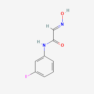 B2376269 (2E)-2-(hydroxyimino)-N-(3-iodophenyl)ethanamide CAS No. 63608-68-4