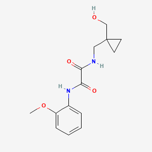 N1-((1-(hydroxymethyl)cyclopropyl)methyl)-N2-(2-methoxyphenyl)oxalamide