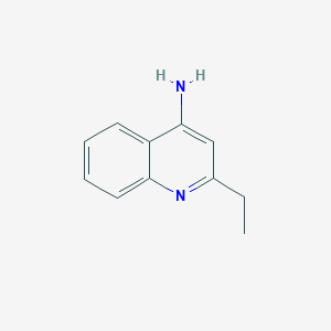 molecular formula C11H12N2 B2376305 2-Ethylquinolin-4-amine CAS No. 7176-11-6