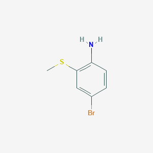 molecular formula C7H8BrNS B2376323 4-Bromo-2-(methylthio)aniline CAS No. 475089-07-7