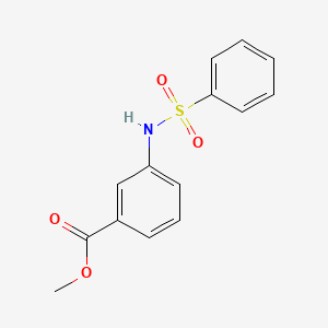 Methyl 3-benzenesulfonamidobenzoate