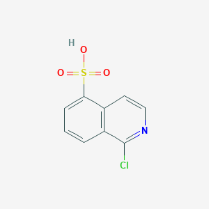 molecular formula C9H6ClNO3S B023764 1-Chloro-5-isoquinolinesulfonic acid CAS No. 105627-80-3