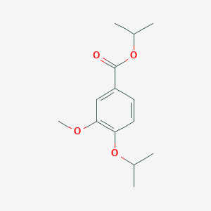 molecular formula C14H20O4 B2376443 Isopropyl 4-isopropoxy-3-methoxybenzoate CAS No. 945745-52-8