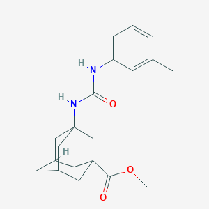 (1r,3s,5R,7S)-methyl 3-(3-(m-tolyl)ureido)adamantane-1-carboxylate