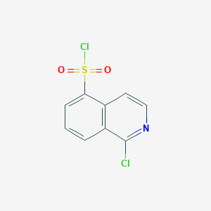 molecular formula C9H5Cl2NO2S B023765 1-Chloroisoquinoline-5-sulfonyl chloride CAS No. 141519-77-9