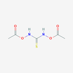 [(Acetyloxy)carbamothioyl]amino acetate