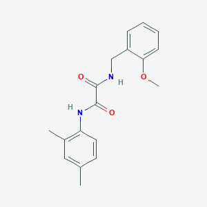 molecular formula C18H20N2O3 B2376523 N-(2,4-dimethylphenyl)-N'-(2-methoxybenzyl)ethanediamide CAS No. 429625-11-6