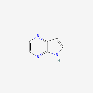 molecular formula C6H5N3 B2376634 5H-Pyrrolo[2,3-b]pyrazine CAS No. 42430-74-0; 4745-93-1