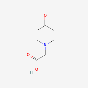 molecular formula C7H11NO3 B2376667 2-(4-Oxopiperidin-1-yl)acetic acid CAS No. 218772-96-4